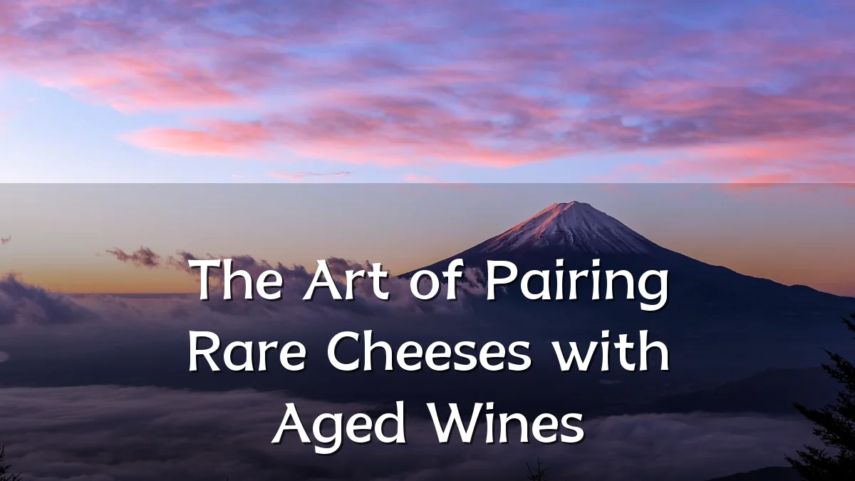 The Art of Pairing Rare Cheeses with Aged Wines