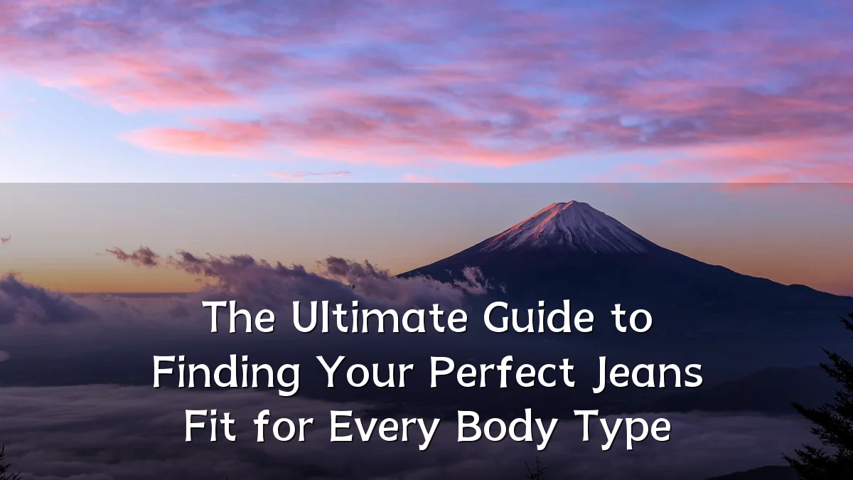The Ultimate Guide to Finding Your Perfect Jeans Fit for Every Body Type