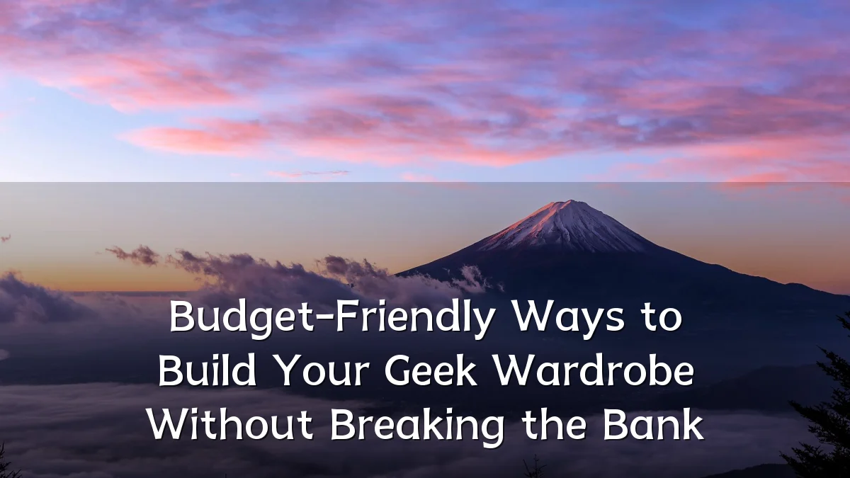 Budget-Friendly Ways to Build Your Geek Wardrobe Without Breaking the Bank