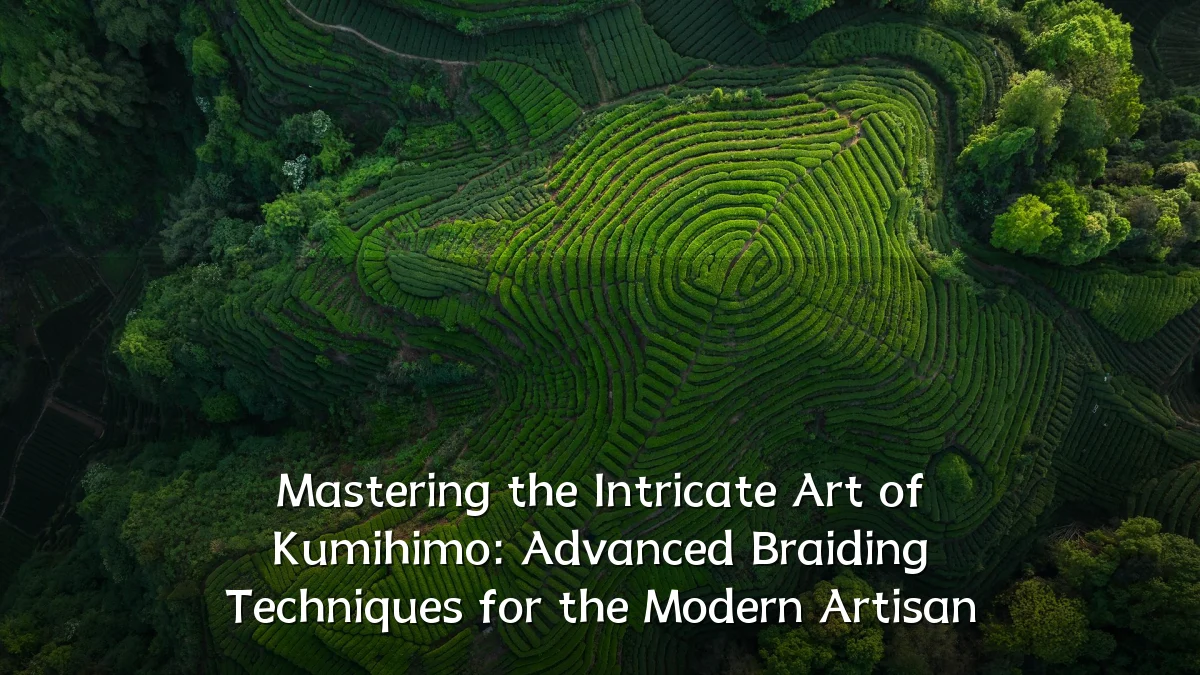 Mastering the Intricate Art of Kumihimo: Advanced Braiding Techniques for the Modern Artisan