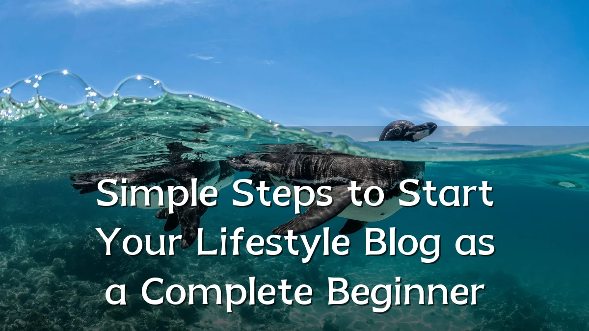 Simple Steps to Start Your Lifestyle Blog as a Complete Beginner