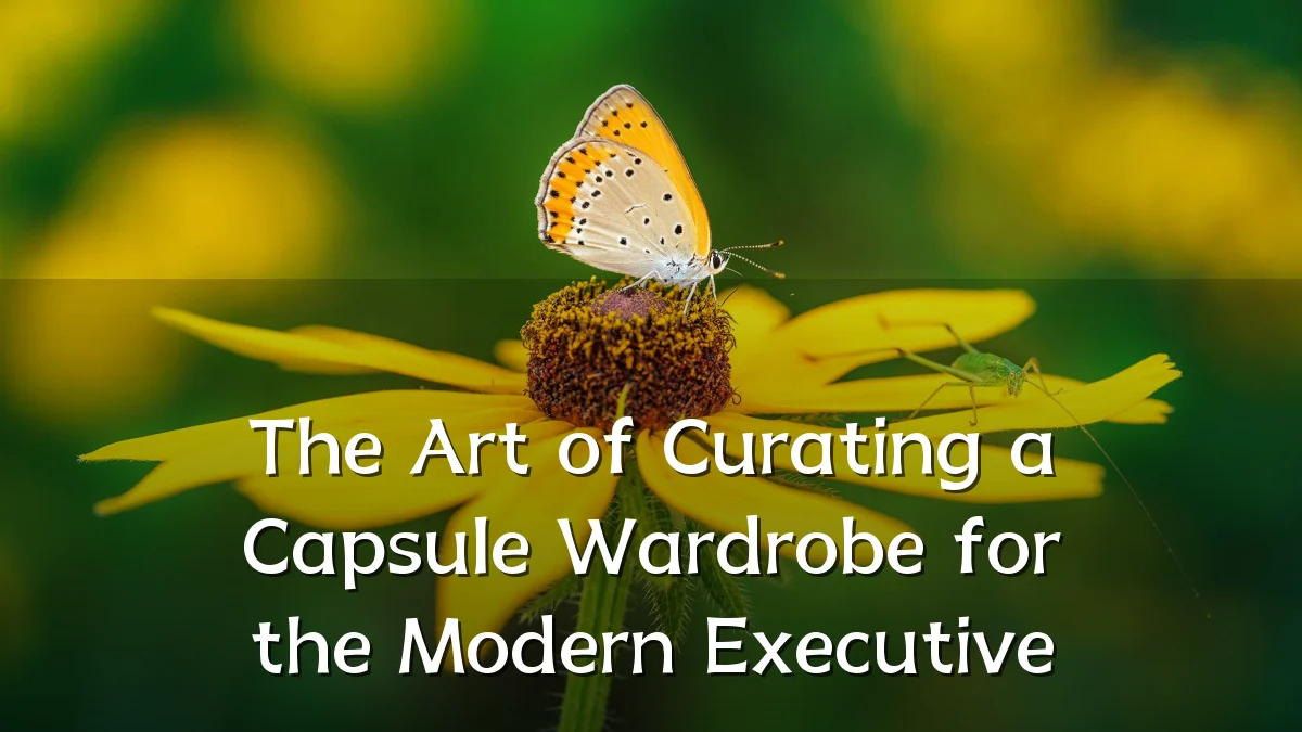 The Art of Curating a Capsule Wardrobe for the Modern Executive