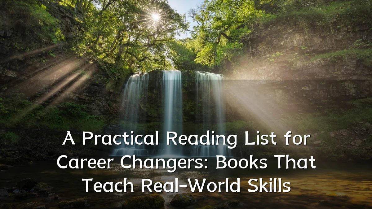 A Practical Reading List for Career Changers: Books That Teach Real-World Skills