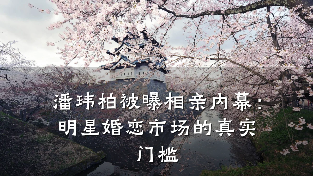 潘玮柏被曝相亲内幕:明星婚恋市场的真实门槛